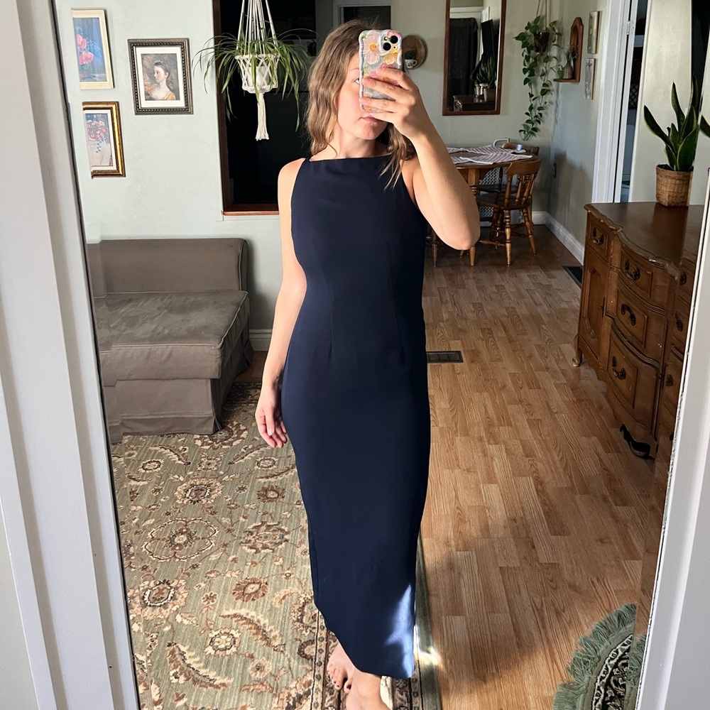 Gorgeous 90s maxi formal dress